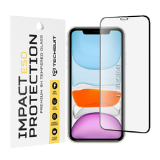 iPhone 11 - Techsuit - ESD üveg - Fekete. üvegfólia