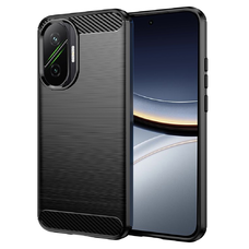 Xiaomi Poco F7 - Techsuit - Carbon Silicone - Fekete tok