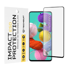 Samsung Galaxy A51 4G / A51 5G - Techsuit - ESD Glass - Fekete