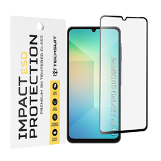Samsung Galaxy A06 - ESD üveg - Techsuit - Fekete üvegfólia