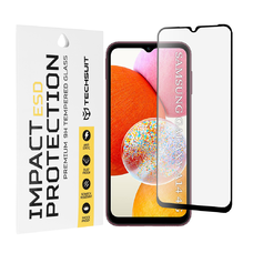 Samsung Galaxy A14 4G / A14 5G - Techsuit - ESD Glass - Fekete üvegfólia