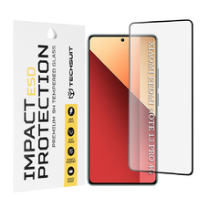 Xiaomi Redmi Note 13 Pro 4G / Poco M6 Pro 4G - Techsuit - ESD Üveg - Fekete. üvegfólia