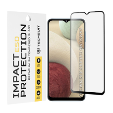 Techsuit - ESD üvegfólia - Samsung Galaxy A12 / A12 Nacho / A02 / M02 / M12 / F12 / A32 5G - Fekete.
