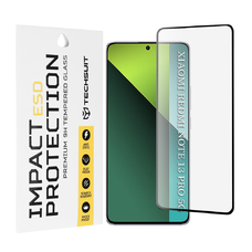 Tok - Techsuit - ESD Glass - Xiaomi Redmi Note 13 Pro 5G / Poco X6 - Fekete üvegfólia