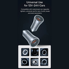 Autós töltő - Techsuit - Premium Car Charger RescueVolt (C3) - fém ablakbetörővel, gyorstöltés, USB QC18W, USB-C PD30W, 5V/3A - Szürke. - 4. kép