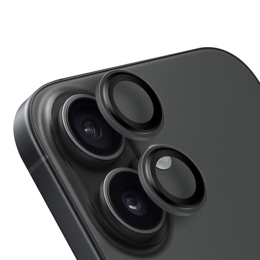 OBAL:ME Lencsevédő üvegfólia Apple iPhone 17-hez Fekete