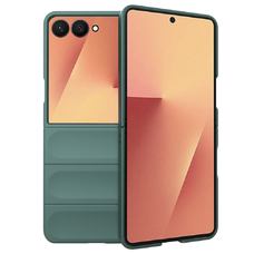 Samsung Galaxy Z Flip7 - Techsuit - Magic Shield - Zöld tok
