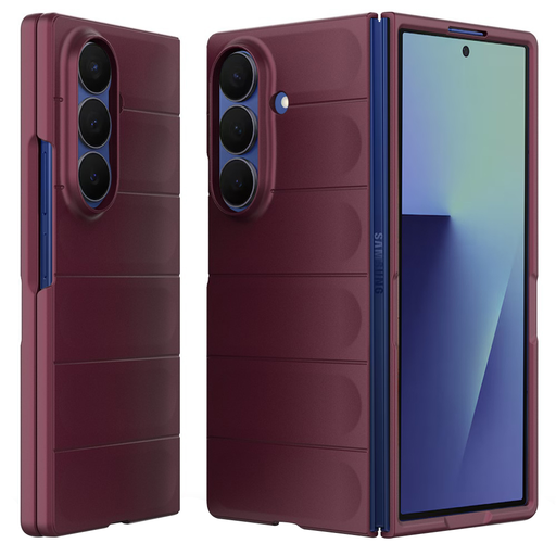  Samsung Galaxy Z Fold7 Bordeaux Techsuit Magic Shield tok