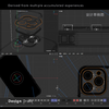MagSafe Techsuit - PureFrost - iPhone 16 - Matt Fekete tok - 4. kép