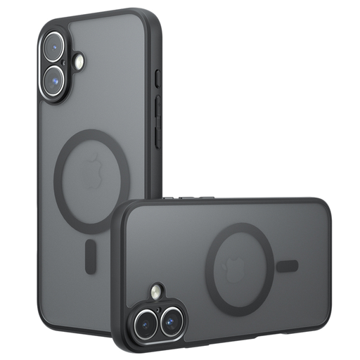 iPhone 16 Techsuit - PureFrost MagSafe - Jeges Fekete tok