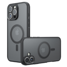 iPhone 16 Pro Max Techsuit - PureFrost MagSafe - Fagyos fekete tok