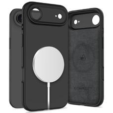 Tech-protect Silicone Magsafe iPhone 17 Air fekete tok