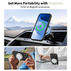 Tech-protect Szilikon Magsafe iPhone 17 Pro Fekete tok - 1. kép