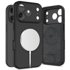 Tech-protect Szilikon Magsafe iPhone 17 Pro Fekete tok