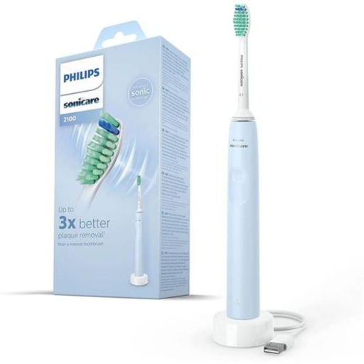 Philips Elektromos Fogkefe Sonicare 2100 Sorozat HX3651/12 Világoskék EU