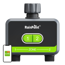 2 zónás RainPoint intelligens öntözésvezérlő alkalmazással