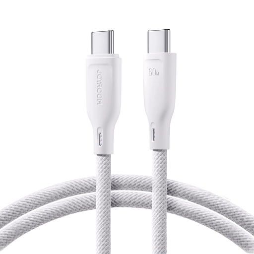 Joyroom SA34-CC3 USB-C - USB-C PD kábel 60W 480Mb/s 1m - fehér