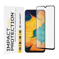 Techsuit - ESD Üveg - Samsung Galaxy A30 / A50 / A20 / A30s / A50s / M21 / M31 / M30s / M30 - Fekete üvegfólia