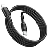 USB-C to Lightning Kábel Hoco X83 Victory, 20W, 2.4A, 1m, Fekete - 0. kép