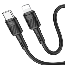 USB-C to Lightning Kábel Hoco X83 Victory, 20W, 2.4A, 1m, Fekete