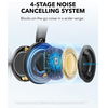 Anker - Vezeték nélküli fejhallgató SoundCore Space One Pro (A3062G11) - Bluetooth 5.3, Aktív zajszűrés, Hi-Res - Fekete - 4. kép