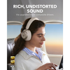 Anker - SoundCore Space One Pro vezeték nélküli fejhallgató (A3062G21) - Bluetooth 5.3, Aktív zajszűrés, Hi-Res - Fehér - 4. kép