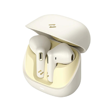 Havit - Vezeték nélküli fülhallgató (TW905) - Játékhoz, Bluetooth 5.3, Mikrofonnal, Alacsony késleltetés, Mini méret, TWS, ENC, 300mAh - Bézs