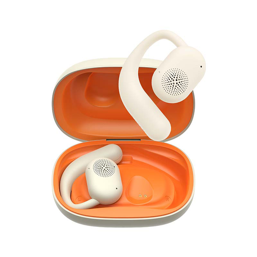 Havit - Vezeték nélküli fülhallgató (OWS914) - mikrofonnal, Bluetooth 5.3, valódi vezeték nélküli sztereó, ENC, USB-C, 500mAh - Bézs
