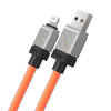 Baseus - Data Cable CoolPlay sorozat (CAKW000507) - USB Lightning Gyors Töltőkábel, 2.4A, 2m - Narancssárga - 0. kép