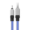 Baseus - CoolPlay sorozat adatkábel (CAKW000503) - USB - Lightning gyors töltés, 2,4A, 2m - Kék - 3. kép