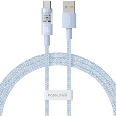  Baseus - Data Cable Gem (P10373002311-00) - USB-ről Type-C-re, Szupergyors Töltés 100W, 1m - Galaxy Kék