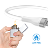 Lito - Adatkábel (LD02) - USB-ről Lightning-re Gyors Töltés 60W, Gubancmentes, 1,2 m - Fehér - 1. kép