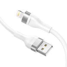 Lito - Adatkábel (LD02) - USB-ről Lightning-re Gyors Töltés 60W, Gubancmentes, 1,2 m - Fehér