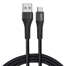 Lito - Adatkábel (LD14) - USB-típus C gyorstöltő 60W, 480Mbps, nejlon, 1m - Fekete