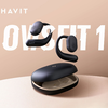 Havit - Vezeték nélküli fülhallgató (OWS914) - mikrofonnal, Bluetooth 5.3, valóban vezeték nélküli sztereó, ENC, USB-C, 500mAh - Fekete - 0. kép