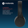 Motorola - Vezeték nélküli fejhallgató Sound Moto (XT500) - Bluetooth, fülre helyezhető, többpontos csatlakozás, Alexa, Siri, zajszigetelés - Fekete - 3. kép