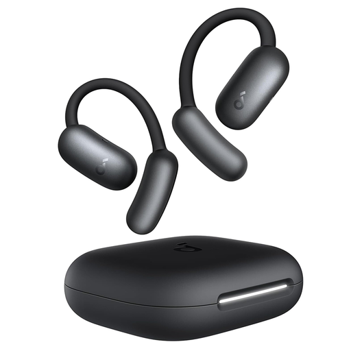 Anker - Vezeték nélküli fülhallgató SoundCore AeroFit 2 (A3874G11) - Sporthoz, mikrofonnal, Bluetooth, vízálló, nagy felbontású - Fekete