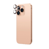 AmazingThing AR Alumínium 3 lencsés üvegfólia kameravédő kerettel iPhone 16 Pro / 16 Pro Max - Rózsaarany üvegfólia - 1. kép