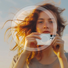 AmazingThing AR Alumínium 3 lencsés üvegfólia kameravédő kerettel iPhone 16 Pro / 16 Pro Max - Rózsaarany üvegfólia - 2. kép