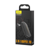 Baseus GAMO L49 audio átalakító adapter USB Type C - 2x USB Type C + mini audio jack 3.5mm fekete (CATL49-01) - 4. kép