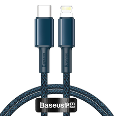 Baseus USB Type-C - Lightning kábel PD 20W 1m kék (CATLGD-03)