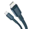 Baseus USB Type-C - Lightning kábel PD 20W 2m kék (CATLGD-A03) - 2. kép