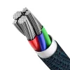 Baseus USB Type-C - Lightning kábel PD 20W 2m kék (CATLGD-A03) - 4. kép