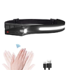 LED headlamp with IPX4 motion sensor USB-C 1200 mAh - black - 4. kép