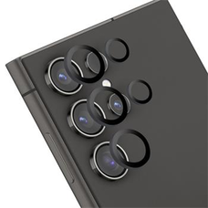 OBAL:ME Lencsevédő Samsung Galaxy S24 Ultra Titanium Black üvegfólia