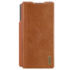 Nillkin Qin Book PRO Pen Slot tok Samsung Galaxy Z Fold 7-hez Barna - 0. kép