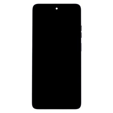 Motorola G56 LCD kijelző + érintőpanel + előlapi keret Fekete Oyster (Service Pack) kijelzőmodul