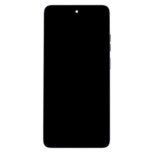 Motorola G56 LCD kijelző + érintőpanel + előlapi keret Fekete Oyster (Service Pack) kijelzőmodul