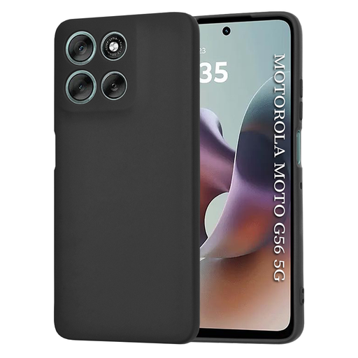 Motorola Moto G56 - Techsuit - SoftFlex - Fekete tok Motorola Moto G56 - Techsuit - SoftFlex - Fekete tok