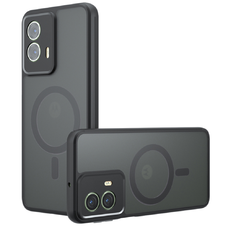 Techsuit PureFrost MagSafe tok - Motorola Edge 50 Fusion - Matt fekete.